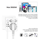 Hoppac - French to UK Plug Adapter, Type G, Compatible with Europe & Schuko