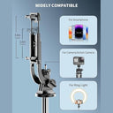 Generic - 71" Extendable Phone Tripod & Selfie Stick with Wireless Remote, 360° Rotation for iPhone & Android