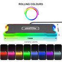 Polmxs - 15W RGB Wireless Car Charger Pad with Non-Slip Design & USB C Charger