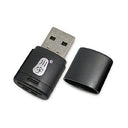 Muicatte Kawau TF Card Reader in black, compact design with USB interface