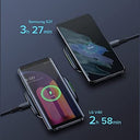 Iniu - 15W Fast Wireless Charger with Temp°Guard, Compatible with iPhone & Samsung