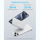 Ll Trader - Magnetic Wireless Power Bank 10000mAh, Compatible with MagSafe, Portable Charger for iPhone 12/13/14/15
