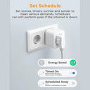 Refoss - Mini Smart Plug Type F, WiFi Control, Alexa & Google Home Compatible, 4-Pack