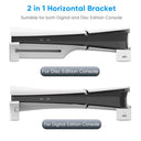 ElectronGeek - PS5 Slim Horizontal Stand with 4 USB Ports & Charging Base