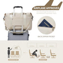 Figestin - Airplane Friendly Duffle Bag, Stylish Weekender Tote for Women