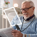 Hands-Free Magnifying Glass with Flexible Gooseneck & Light