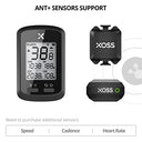 XOSS - GPS Bike Computer G+ with Wireless Speedometer, Waterproof Design, Bluetooth & ANT+