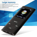 Generic - Slim MP3 Player with 1.8in LCD, FM Radio, 64GB Support, Earphones Included