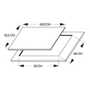 Cecotec Gas Plate 3 Lights for Natural Gas and Butane - Easy to Clean