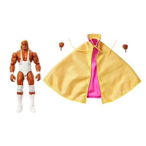 Unlock the excitement of WWE with the Hulk Hogan Elite Figure! Featuring lifelike TrueFX technology, 25 points of articulation, and various accessories for ultimate play. Ideal for collectors and fans aged 8+.
