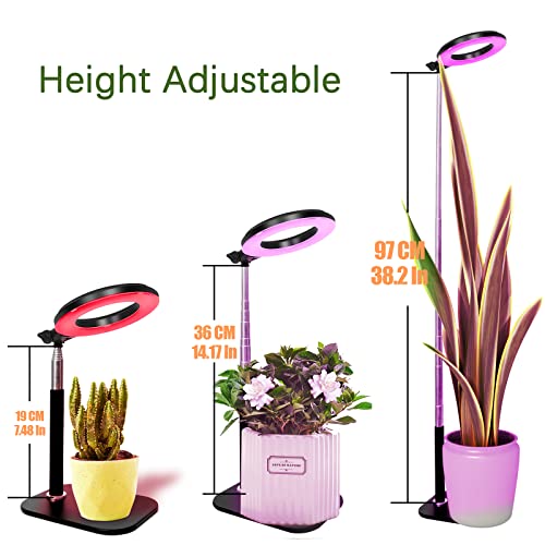 AKRRYR - Full Spectrum LED Plant Light with Adjustable Height and Timer