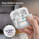 ESR - AirPods Pro Case with Magnetic Lid Lock, Full Drop Protection, White