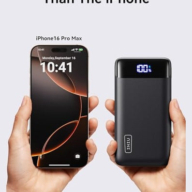 INIU - 20000mAh Fast Charging Portable Power Bank with USB-C Input & Output