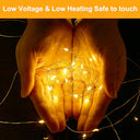 Forepin Fairy Lights, 20 Pack Battery Operated, 1M Warm White String Lights For Indoor Decoration