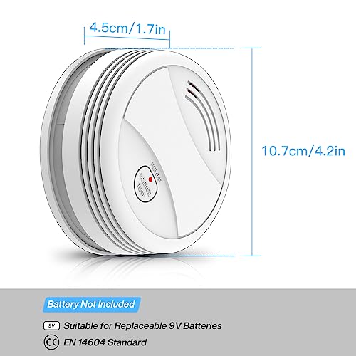 BSEED - Smart Smoke Detector with App Notification, Works with Google Home/Alexa