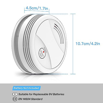 BSEED - Smart Smoke Detector with App Notification, Works with Google Home/Alexa