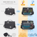 Baligo - 6.4L Insulated Lunch Bag, Portable, Ideal for Office & Travel