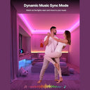 Generic - 30m RGB LED Strip Lights with Music Sync, Smart App & Remote Control