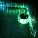 Eecoo - Solar Floating Pool Lights with 7 Color Changing LEDs, 2 Pack