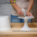 Lumare - LED Teardrop Lamp 5W E14 Warm White 2700K Light Bulb Set of 5