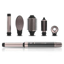 Cecotec Bamba CeramicCare AirGlam 6-in-1 Hot Air Brush with multiple heads and sleek design