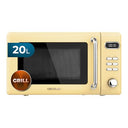 Discover the Cecotec ProClean 5110 Retro Microwave with Grill. 20L capacity, 700W power, and 8 cooking modes for versatile meal preparation. Keywords: Cecotec microwave, retro design, 700W power