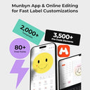 MUNBYN - Bluetooth Thermal Shipping Label Printer 4x6 for Etsy, eBay, Windows