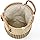 YMING Seagrass Laundry Hampers Set of 2 - Natural