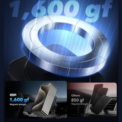 ESR - 15W MagSafe Car Mount Charger With 36W QC 3.0 Fast Charger