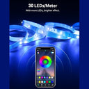 Hovvida - 10M RGB LED Strip Light, 300 LEDs, APP & Remote Control, Music Mode