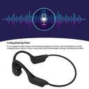 Plyisty - Bone Conduction Headphones, Bluetooth, IP56 Waterproof, Built-in Mic