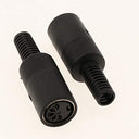 B Blesiya - 5 Pieces DIN Female Plug Audio Connector, 5 Pin, Solder Terminals, Durable Plastic Casing