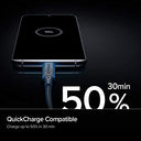 Power Arc - 2Pack USB C 3.0 Fast Charging Cable, 5Gbps, Triple Braided