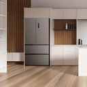 Cecotec - French Door Stainless Steel Refrigerator 510L, Inverter Motor, NoFrost, Fast Cooling