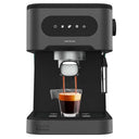 Cecotec Coldbrew Espresso Power 20 Coffee Machine in black with adjustable steam spout