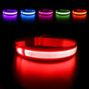 Masbrill LED Dog Collar - Rechargeable, Waterproof Glow Collar