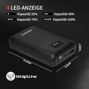 Luxhomy - Power Bank for Heated Vests, USB C Input, Multiple Output Ports