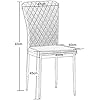 AINPECCA Velvet Dining Chairs - Grey