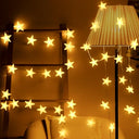 Uping 4.5m Star String Lights - 30 LED Waterproof Fairy Lights