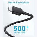 Anker - 25 ft 4K@60Hz HDMI Cable, 18 Gbps Ultra High-Speed, Durable Design