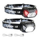 Shop Lepro's Rechargeable LED Headlamp with 6 modes, IPX4 waterproof rating, and adjustable headband. Perfect for camping, hiking, and outdoor adventures!