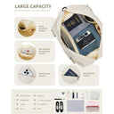 Figestin - Airplane Friendly Duffle Bag, Stylish Weekender Tote for Women