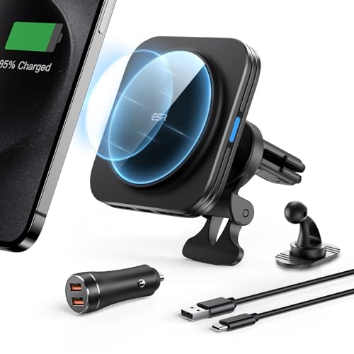 ESR - 15W MagSafe Car Mount Charger With 36W QC 3.0 Fast Charger