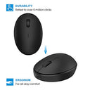 Tenmos - Mini Rechargeable Wireless Mouse, 2.4GHz, Silent, 1000 DPI