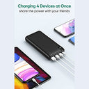 A Addtop - 26800mAh Power Bank, 22.5W Fast Charging, 4 Outputs, LCD Display