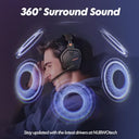 Nubwo - Dual Wireless Gaming Headset for PS5/PC - 23ms Low Latency, 100-Hour Playtime, 50mm Drivers