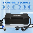 Yzpower - 24V Electric Wheelchair Charger with 3 Pin XLR Connector, Lead Acid Compatible