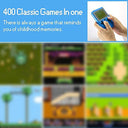 Etparkk - Handheld Game Console with 400 Classic Games, 2.8" IPS Screen, TV Connection, Dual Player Support