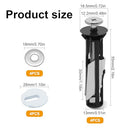 Poxiaoer Toilet Seat Fittings - Universal Screws for Easy Installation