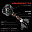 Frankberg Heater Blower Motor Compatible With Megane Ii & More - Reliable Performance